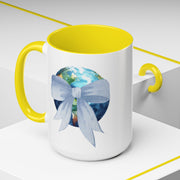 Earth Wrapped In A Bow Accent Coffee Mug