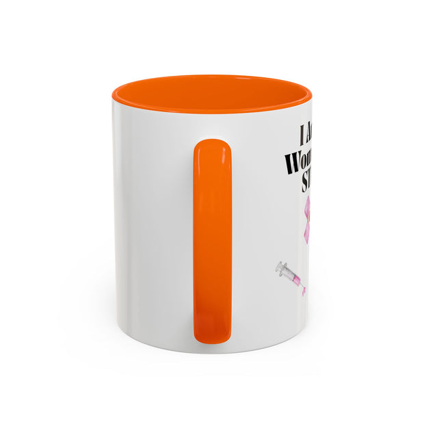 'I Am A Woman In STEM' Nurse Accent Coffee Mug