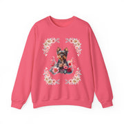 Geeky Goddess Yorkie Unisex Crewneck Sweatshirt