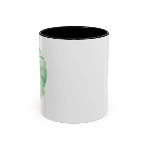Green Planet Wrapped In A Bow Accent Coffee Mug
