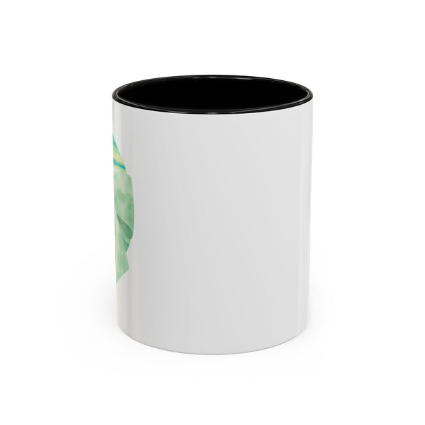 Green Planet Wrapped In A Bow Accent Coffee Mug