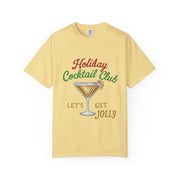 Holiday Cocktail Club T-Shirt | Let's Get Jolly Christmas Tee