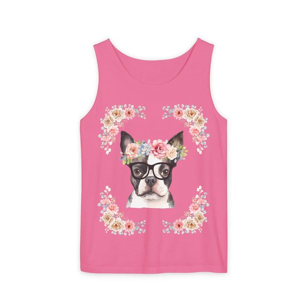 Geeky Goddess French Bullldog Unisex Tank Top