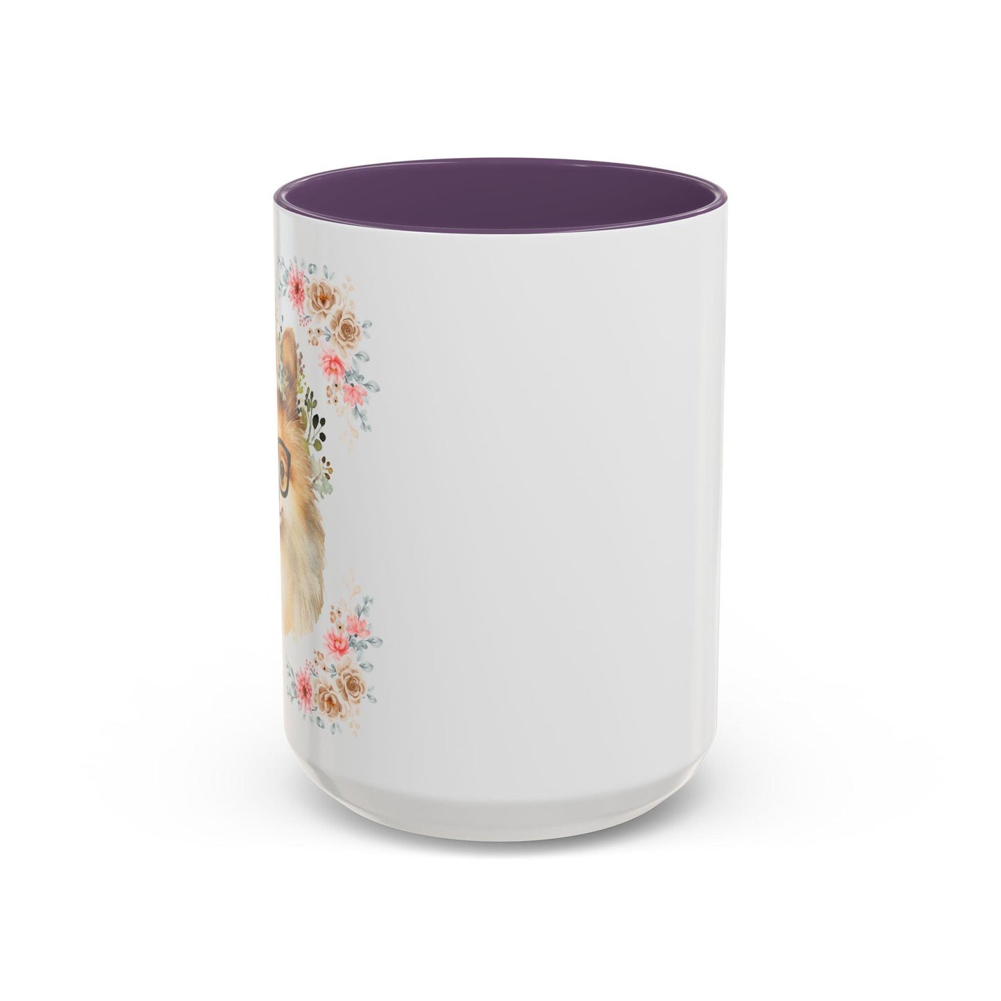Geeky Goddess Pomeranian Accent Coffee Mug