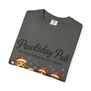 Pawdility Pub Holiday T-Shirt, Dog Lover Gift, Festive Pet Apparel, Cute Animal Tee, Merry Christmas Shirt, Pet-Themed Tee