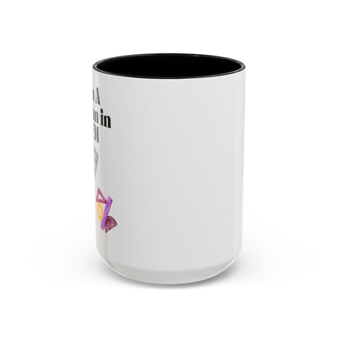 'I Am A Woman In STEM' Accent Coffee Mug