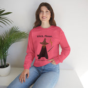 'Witch, Please. Too Much Magical To Handle' Wizard Unisex Crewneck Sweatshirt