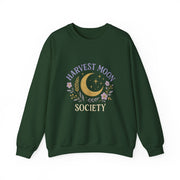 Harvest Moon Society Crewneck Sweatshirt, Cozy Autumn Sweatshirt, Unisex Fall Apparel, Moon Phase Gift, Seasonal Fashion