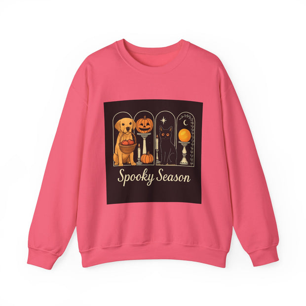 Spooky Season Golden Retriever Crewneck Sweatshirt