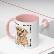 Geeky Good Golden Retriever Accent Coffee Mug