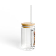 Geeky Good Yorkie Sipper Glass