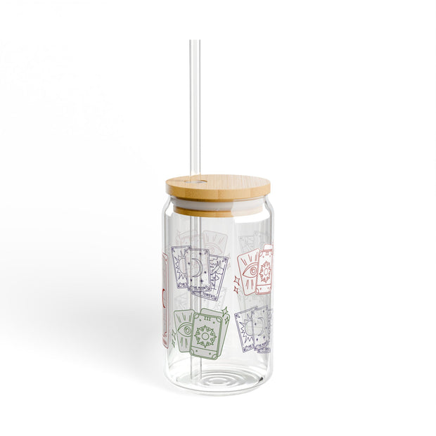'The High Priestess' Tarot Card Sipper Glass