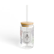 'Justice' Tarot Card Sipper Glass