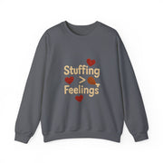 Stuffing Over Feelings Crewneck Sweatshirt | Funny Funny Thanksgiving Sweatshirt | Unisex Cozy Apparel | Holiday Gift for Foodies, [...]