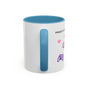 'Press Start To Slay' Accent Coffee Mug