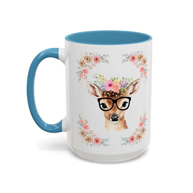 Geeky Goddess Deer Accent Coffee Mug