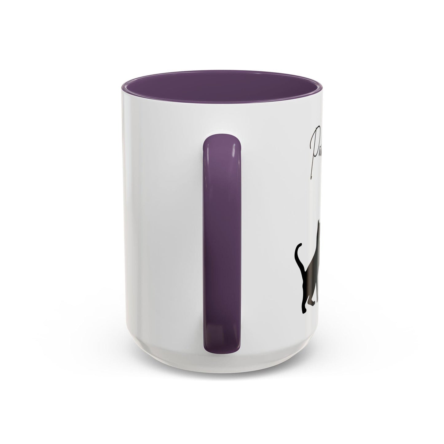 'Paws and Reflect' Cats Accent Coffee Mug