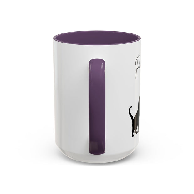 'Paws and Reflect' Cats Accent Coffee Mug