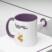 'Sagittarius' Zodiac Accent Coffee Mug