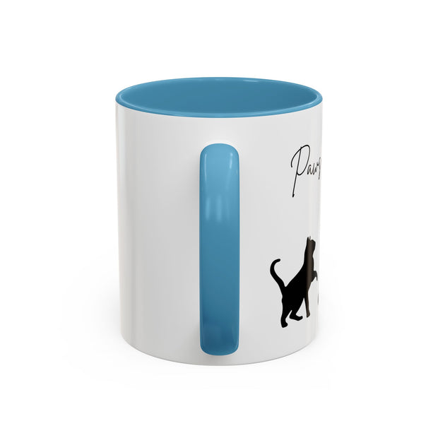'Paws and Reflect' Cats Accent Coffee Mug
