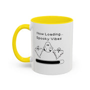 'Now Loading...Spooky Vibes' Accent Coffee Mug