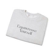 'Espawresso Yourself' French Bulldog Unisex Crewneck Sweatshirt
