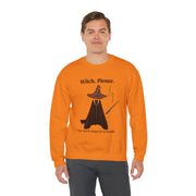 'Witch, Please. Too Much Magical To Handle' Wizard Unisex Crewneck Sweatshirt