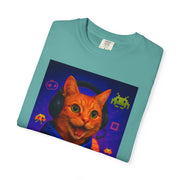 Game On Orange Cat Unisex T-Shirt