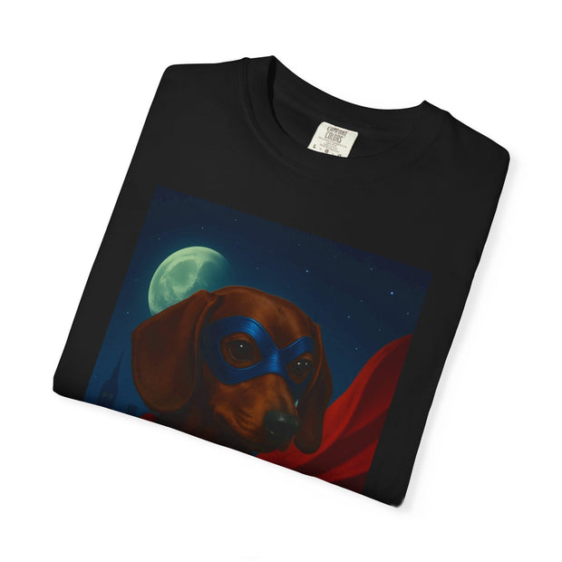 Superhero Dachshund T-shirt
