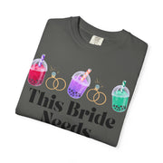 'The Bride Needs Boba' Unisex T-Shirt