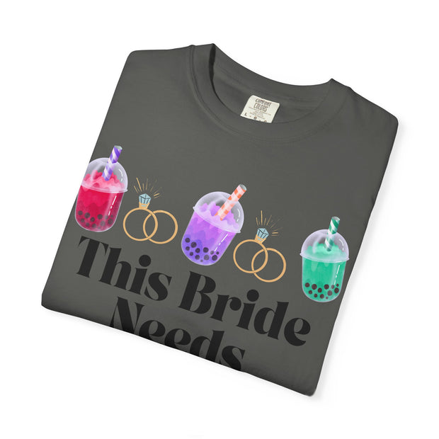 'The Bride Needs Boba' Unisex T-Shirt