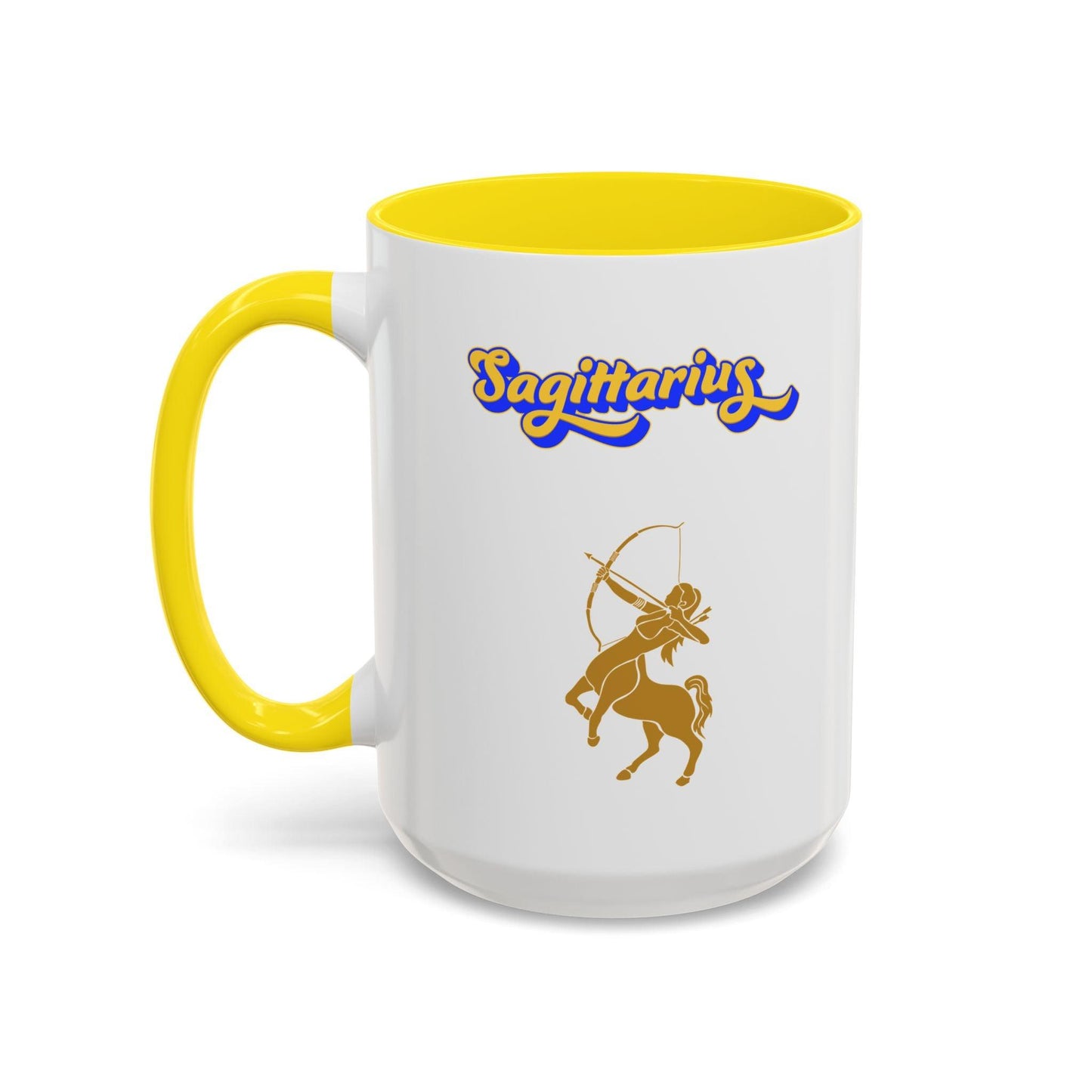 'Sagittarius' Zodiac Accent Coffee Mug