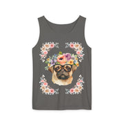 Geeky Goddess Pug Unisex Tank Top