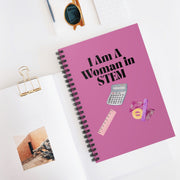 'I Am A Woman in STEM' Mathematics Spiral Notebook