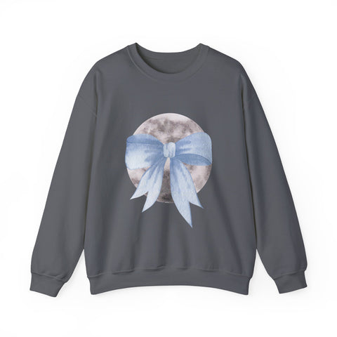 Moon Wrapped In A Bow Unisex Crewneck Sweatshirt