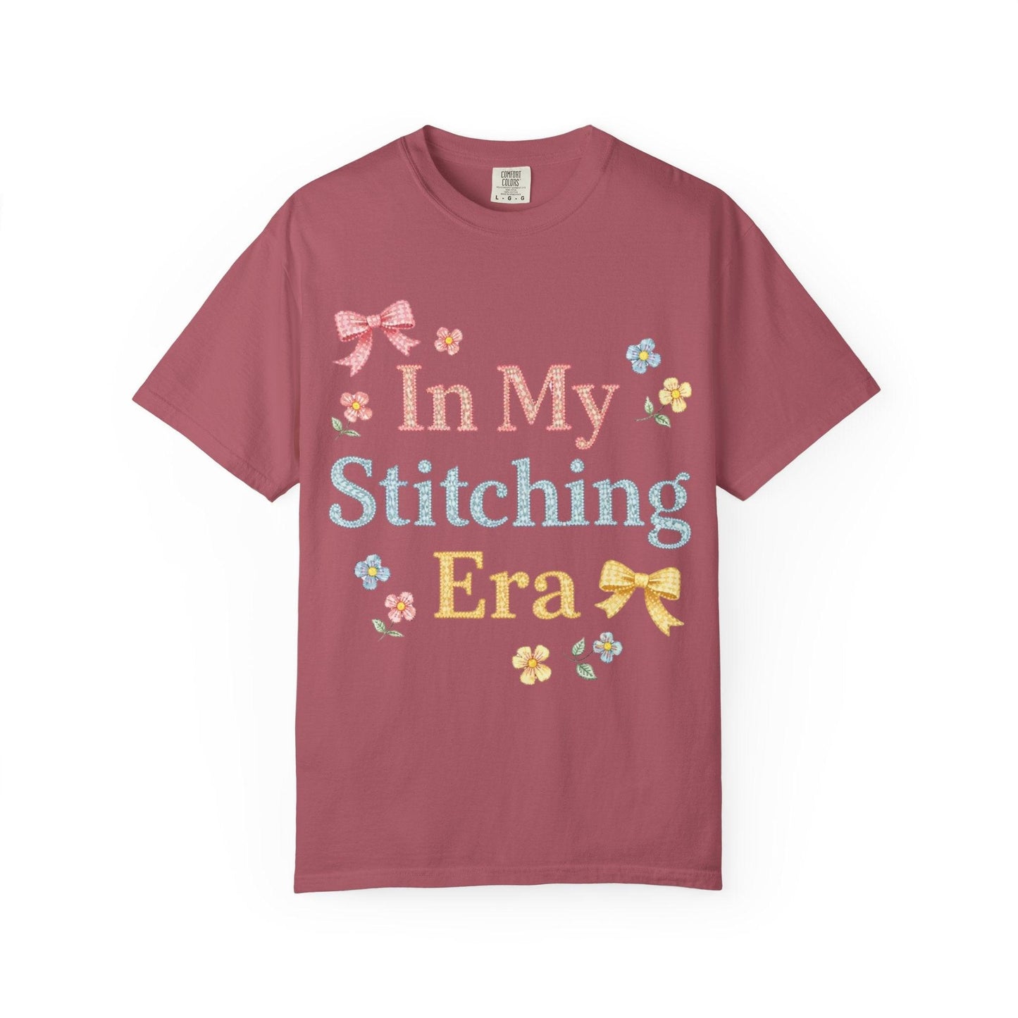 In My Stitching Era T-Shirt | Vintage Embroidery Theme