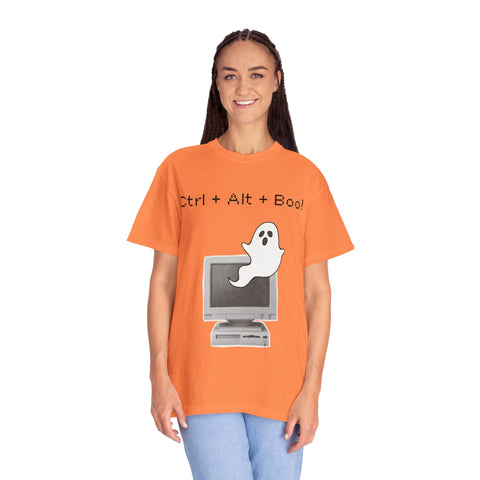 'Ctrl + Alt + Boo!' Unisex T-shirt