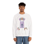 'Justice' Tarot Card Unisex Crewneck Sweatshirt