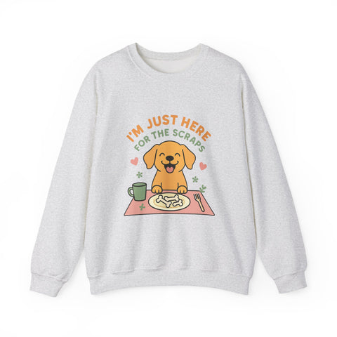Playful Dog Sweatshirt for Pet Lovers, Unisex Crewneck, Cozy Gift for Dog Owners, Animal Lovers, Cute Pet-Themed Apparel