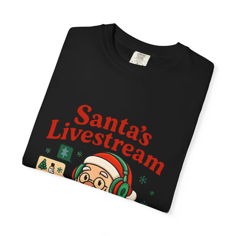'Santa Livestream: Join the Fun! ' T-Shirt