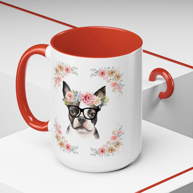 Geeky Goddess French Bulldog Accent Coffee Mug