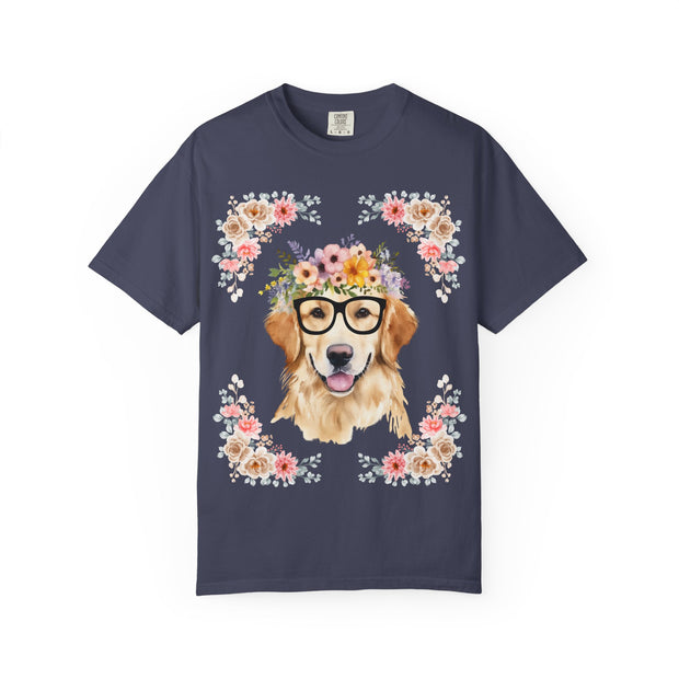 Geeky Goddess Golden Retriever Unisex T-Shirt