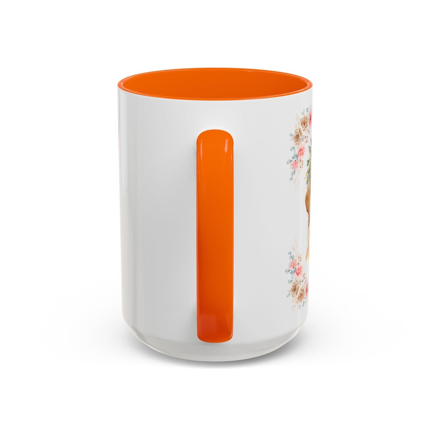 Geeky Goddess Golden Retriever Accent Coffee Mug