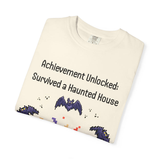 'Achievement Unlocked Haunted House' Unisex T-Shirt