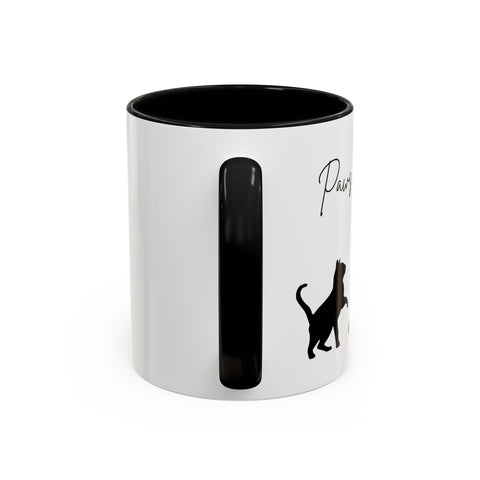 'Paws and Reflect' Cats Accent Coffee Mug