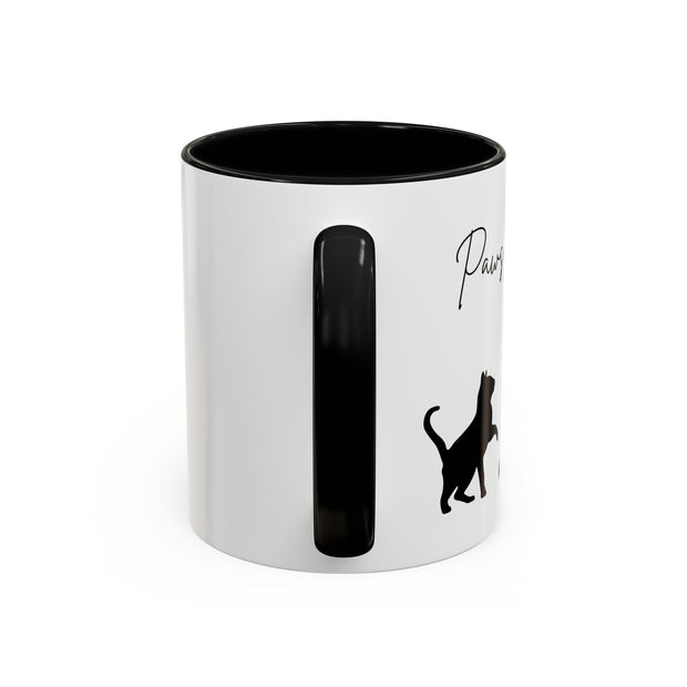 'Paws and Reflect' Cats Accent Coffee Mug