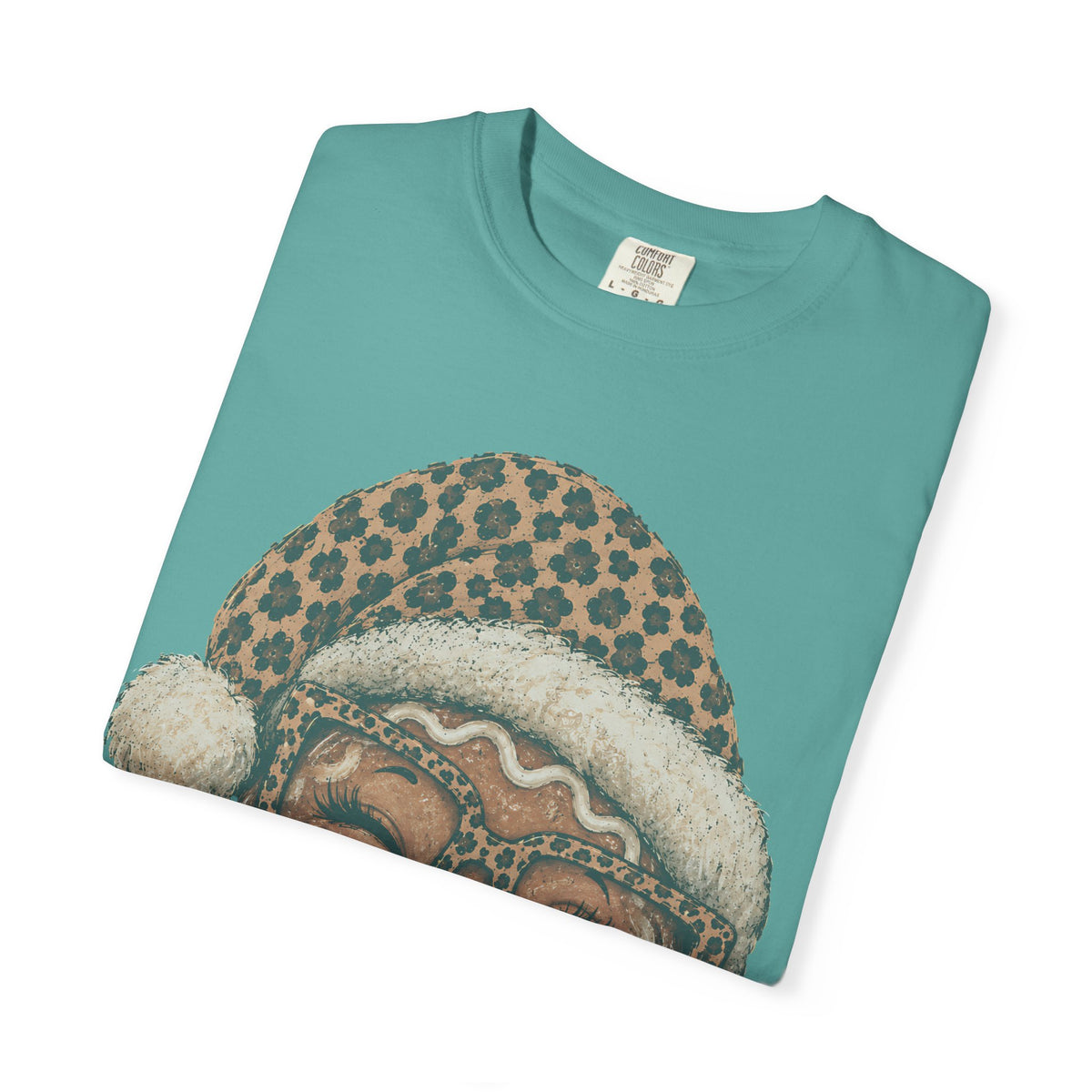 Gingerbread Christmas Shirt, Leopard Gingerbread Tee, Cute Christmas T-Shirt, Retro Holiday Shirt, Gingerbread Lover Gift for Her