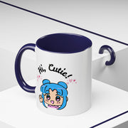 'Hi Cutie' Accent Coffee Mug