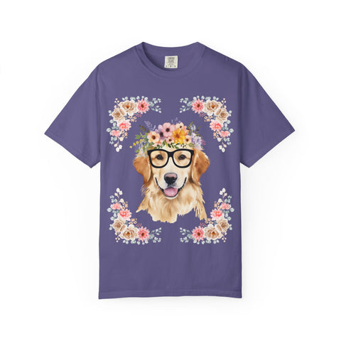 Geeky Goddess Golden Retriever Unisex T-Shirt