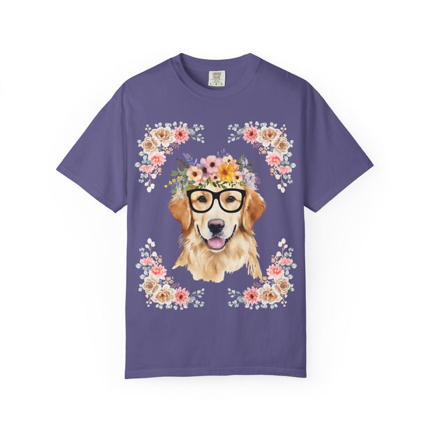 Geeky Goddess Golden Retriever Unisex T-Shirt